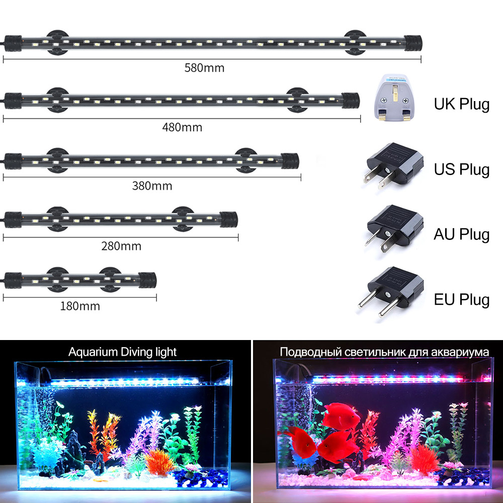 Aquarium Plant Diseases - 90-260V Aquarium Light LED Waterproof Fish