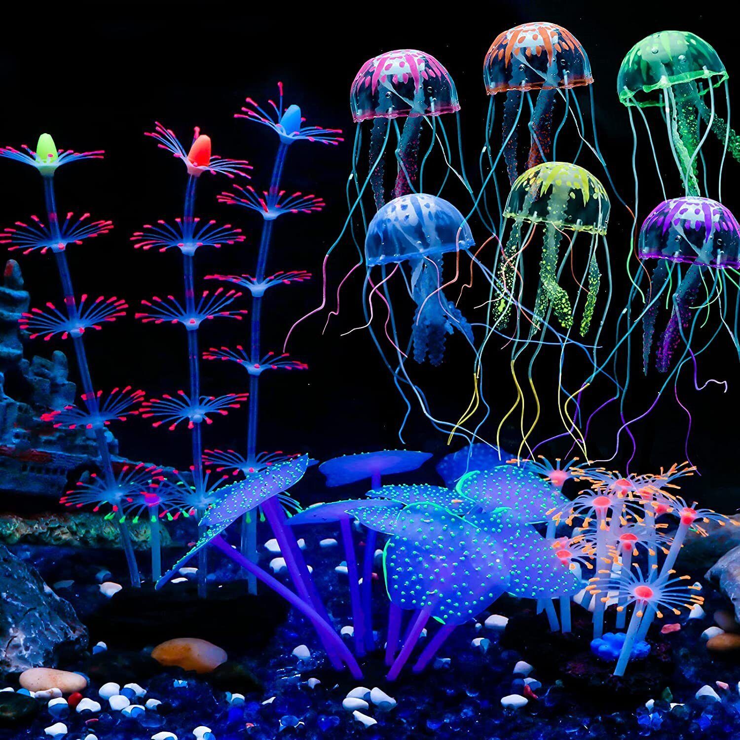 Silicone Glowing Landscape Art - Aquarium Plant Design review and price