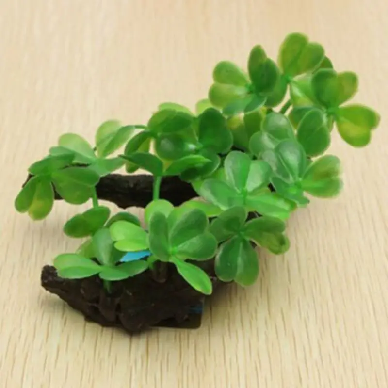 Plastic Artificial Turtle Tree - Planted Aquarium With Driftwood review and price