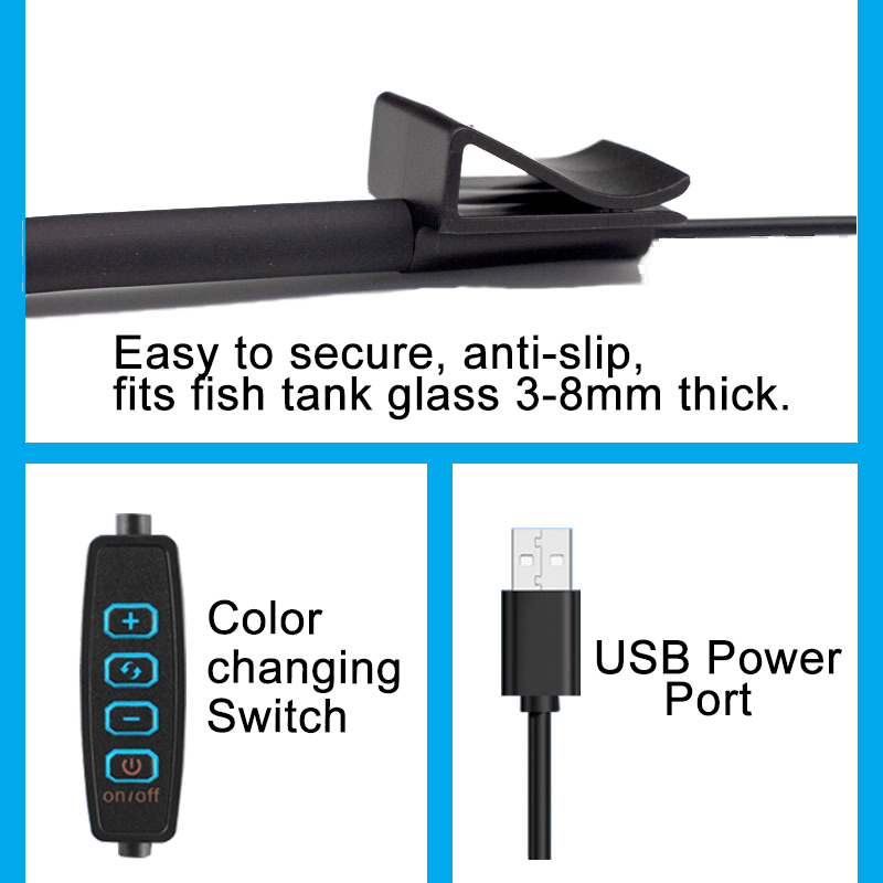 USB Aquarium LED Lamp Fish Tan - Aquarium Plant Design review and price