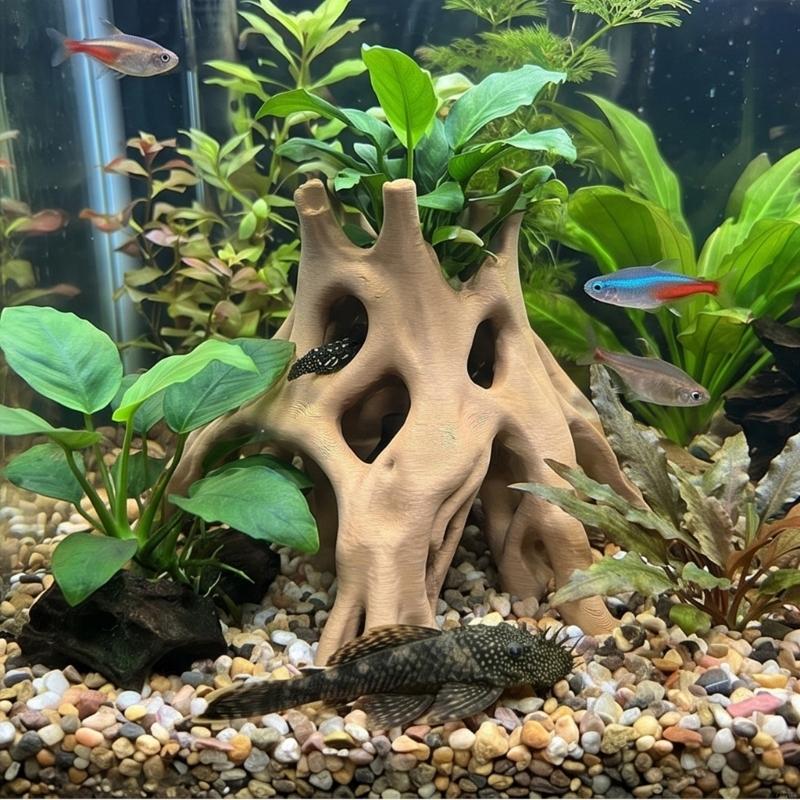 Tree Trunk Driftwood Fish Tank - Planted Aquarium With Driftwood review and price