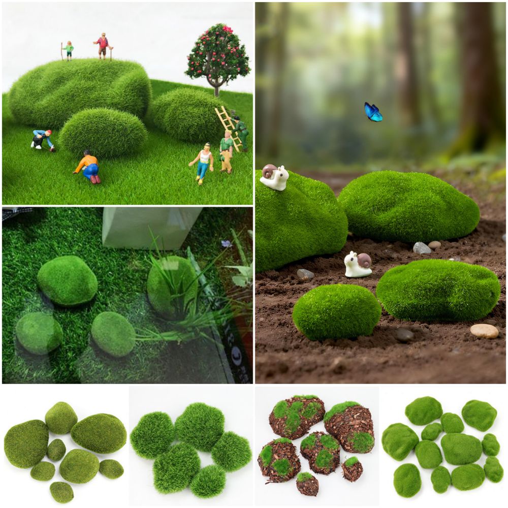 2/4/6/10PCS Green Artificial M - Planted Aquarium Models review and price