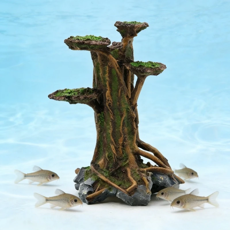 Artificial Moss Tree Driftwood - Planted Aquarium With Driftwood review and price