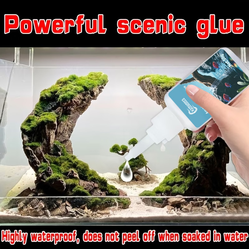 Aquarium Landscape Glue, Quick - Planted Aquarium With Driftwood review and price