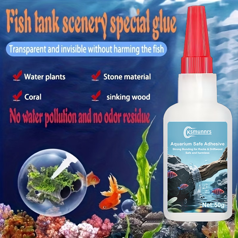 Aquarium Landscape Glue, Quick - Planted Aquarium With Driftwood review and price