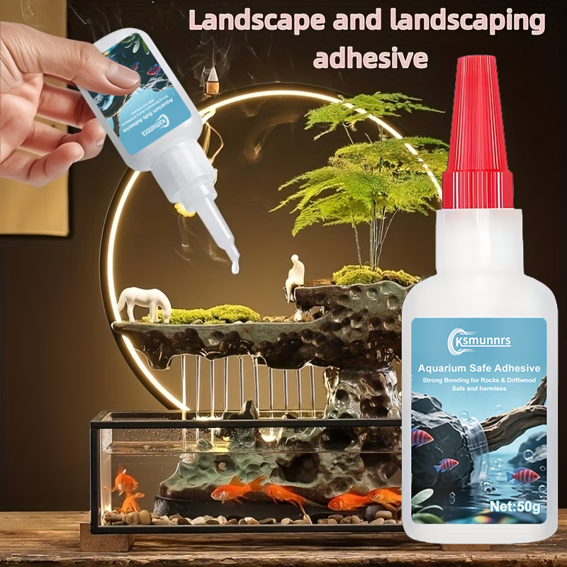 Aquarium Landscape Glue, Quick - Planted Aquarium With Driftwood review and price