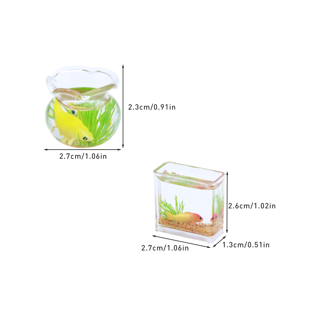 1Pc 1:12 Mini DollHouse Simula - Planted Aquarium Models review and price