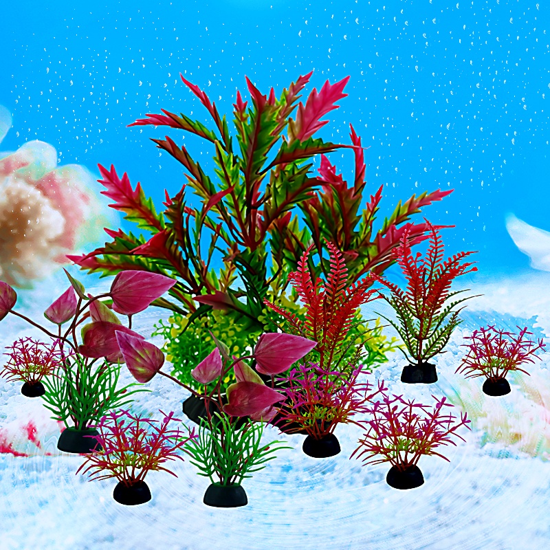 10PC Fish Tank DIY Artificial  - Aquarium Plant Design review and price