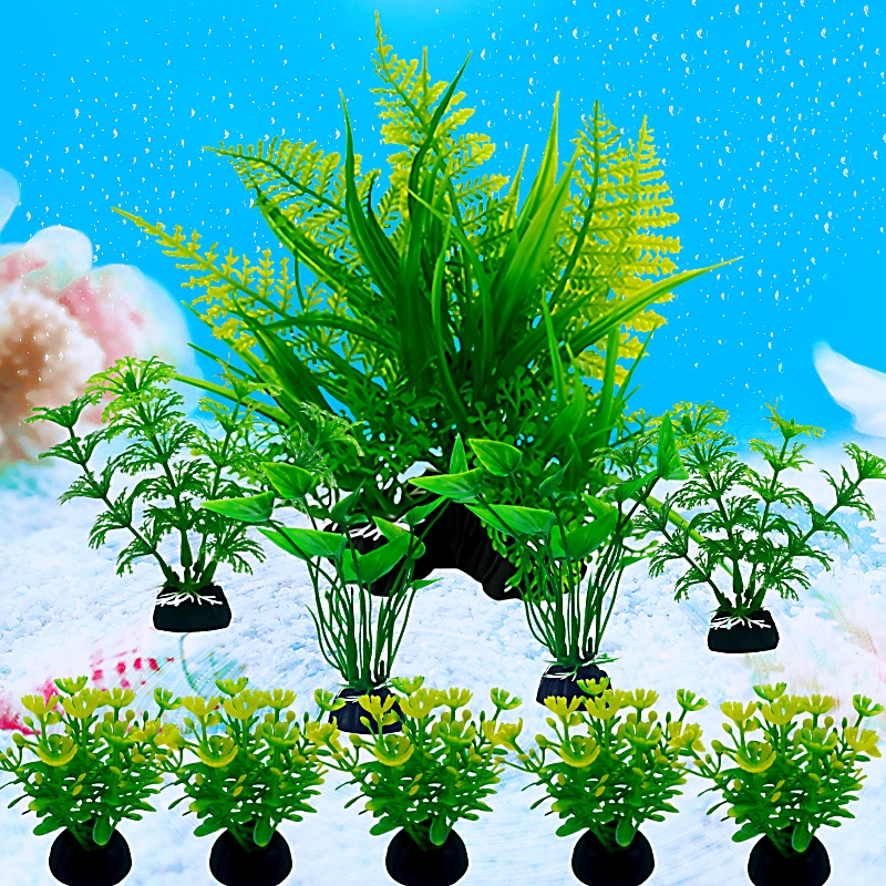 10PC Fish Tank DIY Artificial  - Aquarium Plant Design review and price